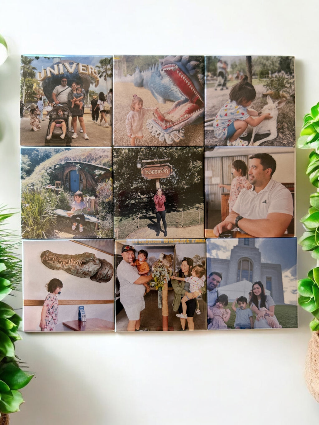Custom Photo Fridge Magnets (set of 9)