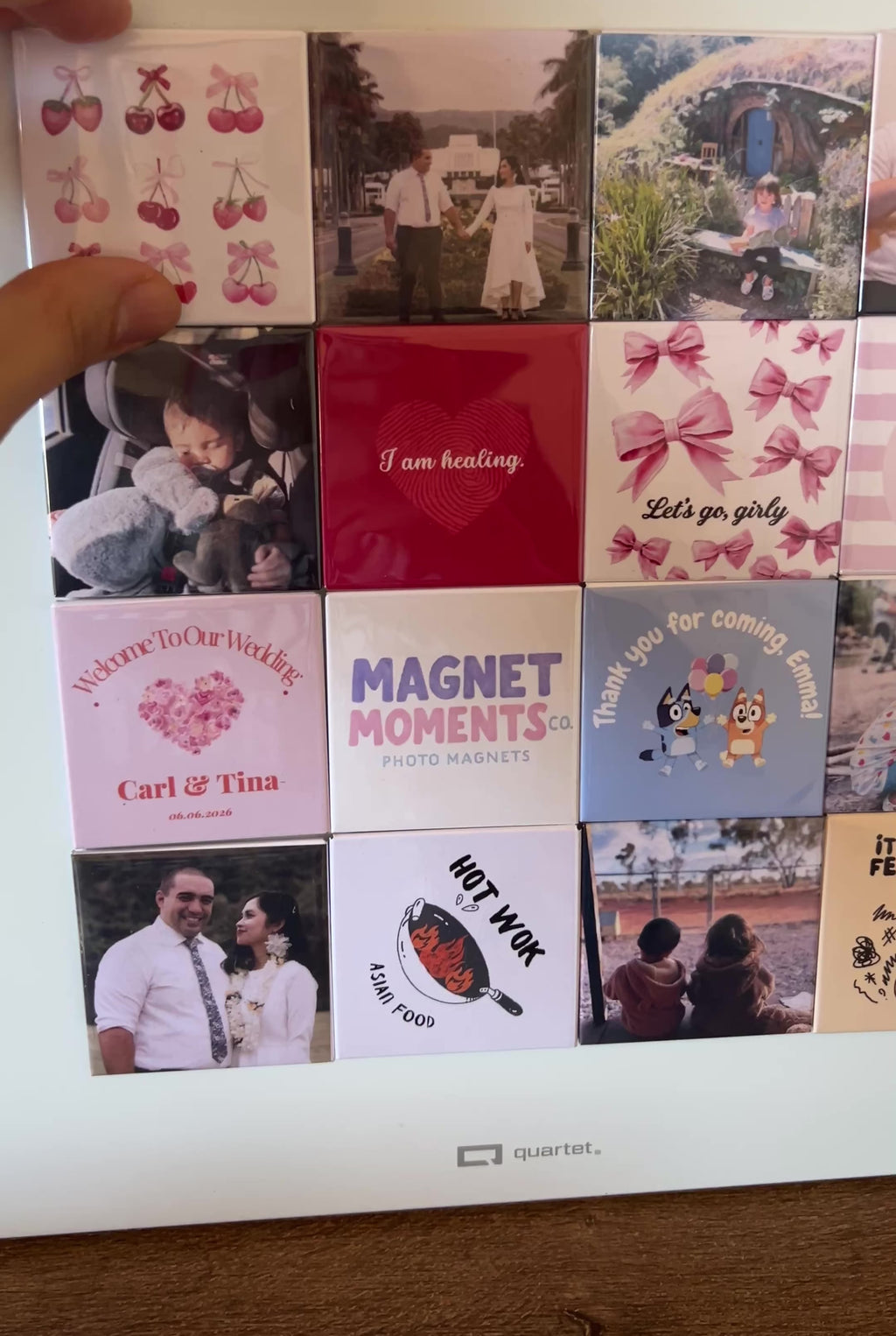 Custom Photo Fridge Magnets (set of 9)